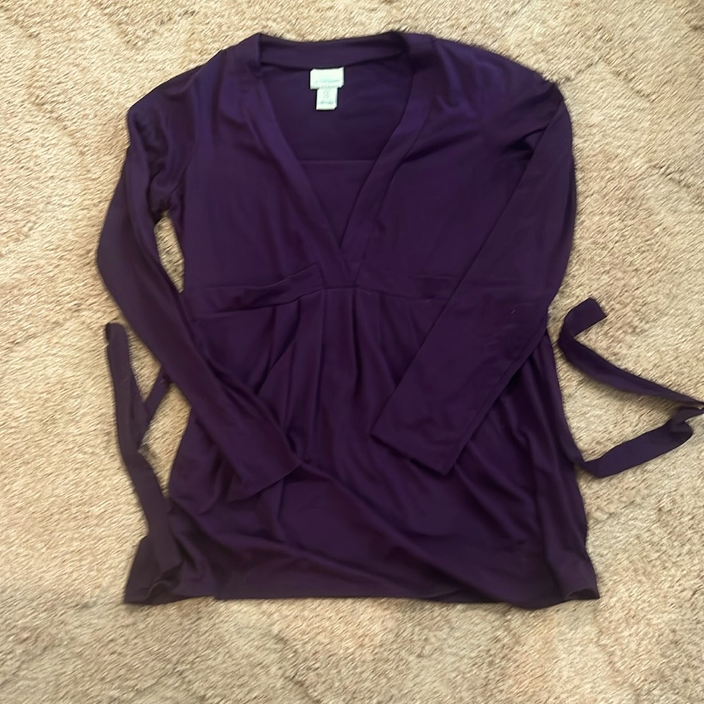 Long Sleeve Motherhood Maternity Top